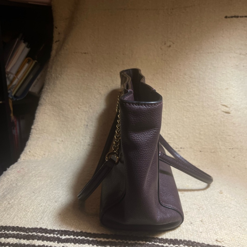Coach Women's Pebbled Turnlock Chain Tote 57107 - Picture 5 of 9